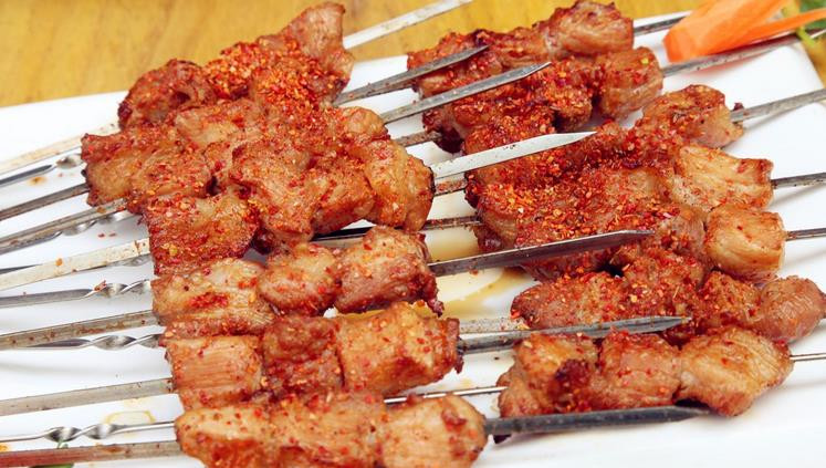 烤猪肉串